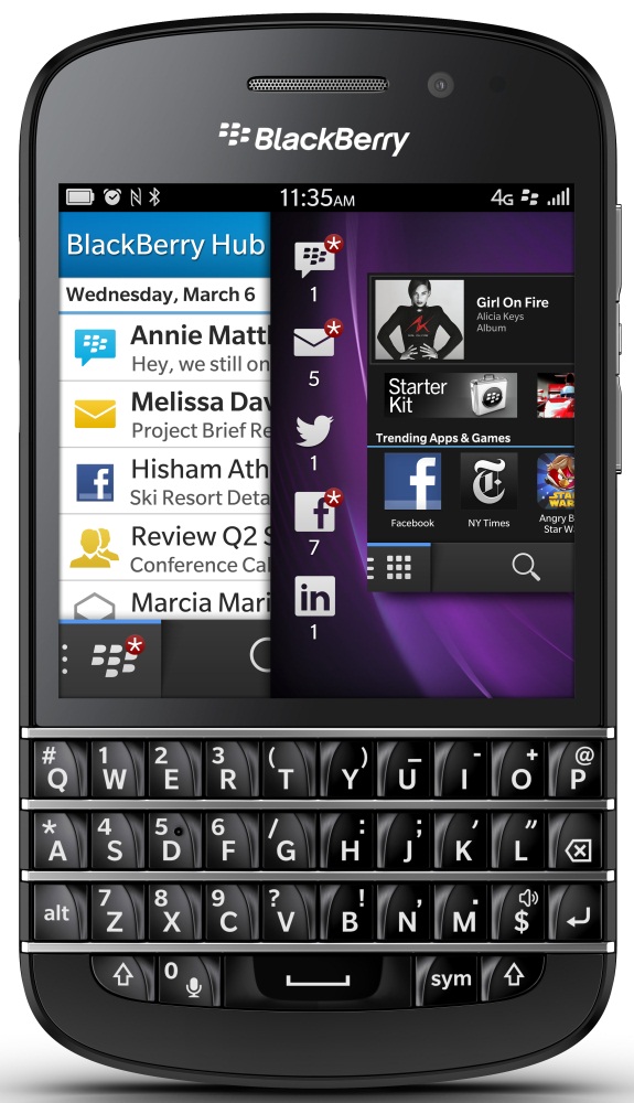 Мобильный телефон BlackBerry Q10