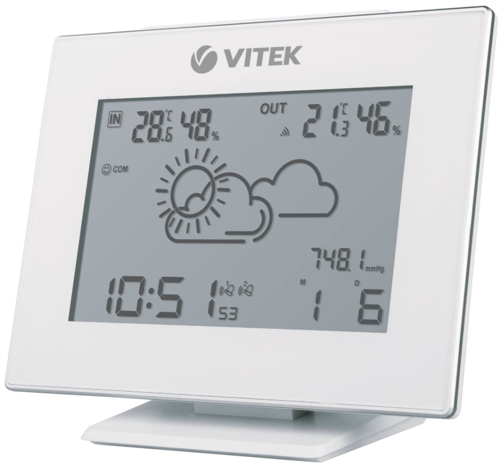 Метеостанция Vitek VT-6407. Цена 1851 ₽. Доставка по России