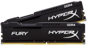 Оперативная память Kingston HyperX Fury DDR4 [HX424C15FBK2/32]