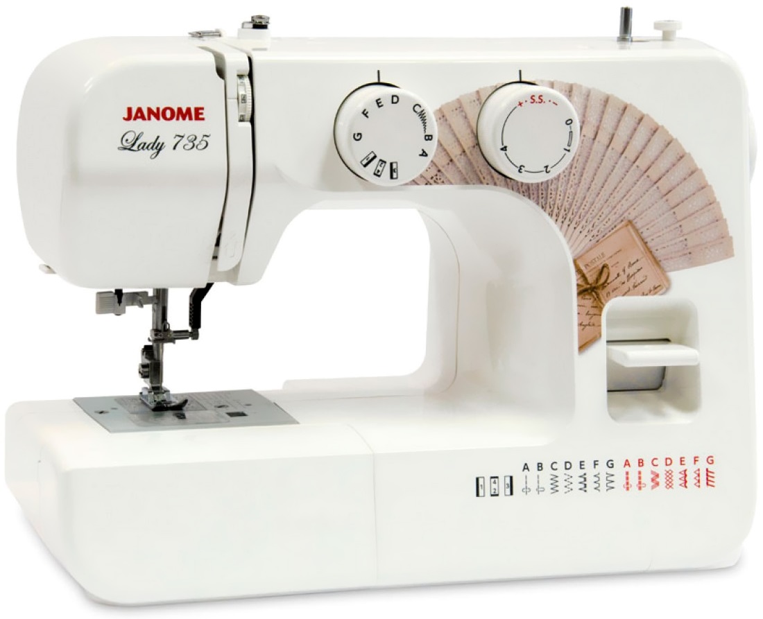 Швейная машинка janome купить в москве. Janome Lady 745. Швейная машина Janome Lady 735.