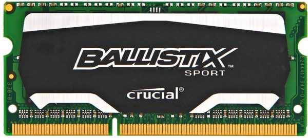 Оперативная память Crucial Ballistix Sport SO-DIMM DDR3 [BLS2C4G3N18AES4CEU]