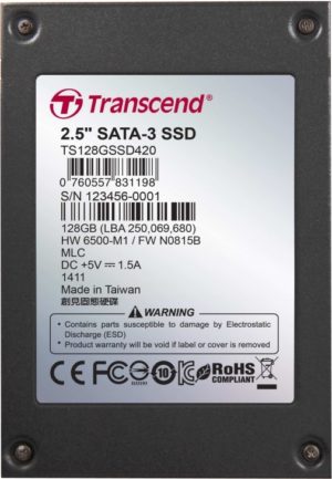 SSD накопитель Transcend SSD 420I [TS128GSSD420I]