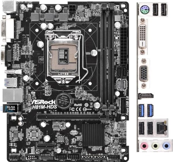 Материнская плата ASRock H81M-HDS R2.0