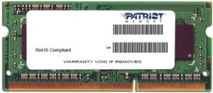 Оперативная память Patriot Signature SO-DIMM DDR3 [PSD32G1600L2S]