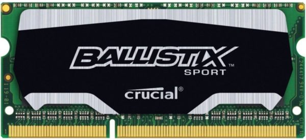 Оперативная память Crucial Ballistix Sport SO-DIMM DDR3 [BLS4G3N18AES4CEU]