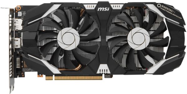 Видеокарта MSI GTX 1060 6GT OC