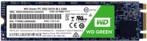 SSD накопитель WD Green SSD M.2 [WDS120G1G0B]