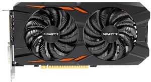 Видеокарта Gigabyte GeForce GTX 1050 GV-N1050WF2OC-2GD