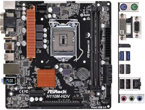 Материнская плата ASRock H110M-HDV R3.0