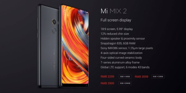 Мобильный телефон Xiaomi Mi Mix 2 64GB